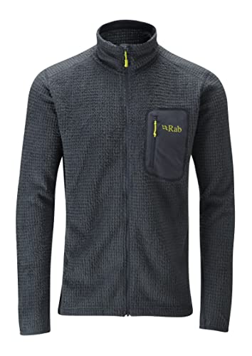 RAB Men's Alpha Flash Lightweight Fleece Jacket for Hiking and Climbing - Beluga - X-Large