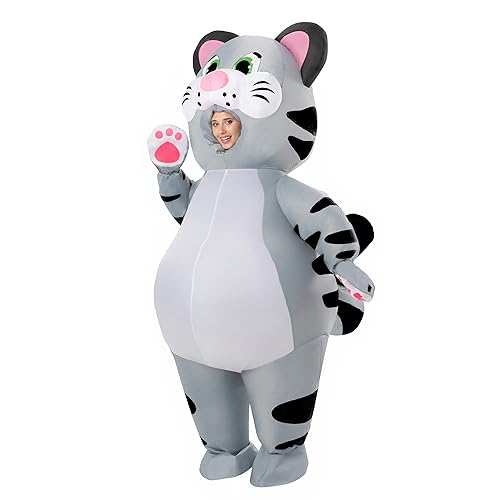 Spooktacular Creations Inflatable Halloween Costume Full Body Kitty Cat Inflatable Costume - Adult Unisex One Size (Kitty)