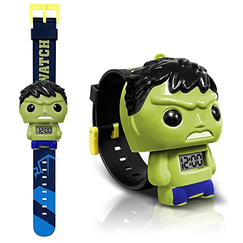 econoLED Kids Watch, Kids Wrist Watch, Superhero Outdoor Kids Sport Watches with Adjustable Strap for Boys Girls, Kids Gift for Birthday, Christmas, Easter（Green