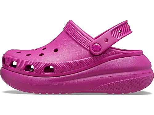 Crocs Unisex Crush Clogs, Platform Shoes, Fuchsia Fun, numeric_7 US men