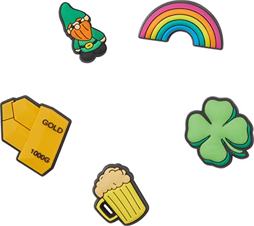 Crocs Jibbitz 5-Pack Holiday Shoe Charms | Jibbitz for Crocs, St. Patricks Day, Small