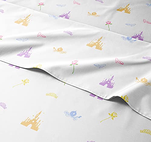 Kids Princess Twin 3 Piece Sheet Set – Boys, Girls, Teens, Toddler – Easy Fit Deep Pockets – Breathable, Hotel Quality Bedding Sheets - Machine Washable – Wrinkle Free – Cute, Cozy, Soft – CGK Linens