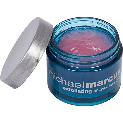 Michael Marcus Exfoliating Enzyme Peel - Papaya, Pineapple & Pumpkin Enzymes - Hydrating Sodium Hyaluronate & Soothing Aloe Targets Fine Lines & Wrinkles - Plant Based for Smoother Skin (1.7oz Jar)
