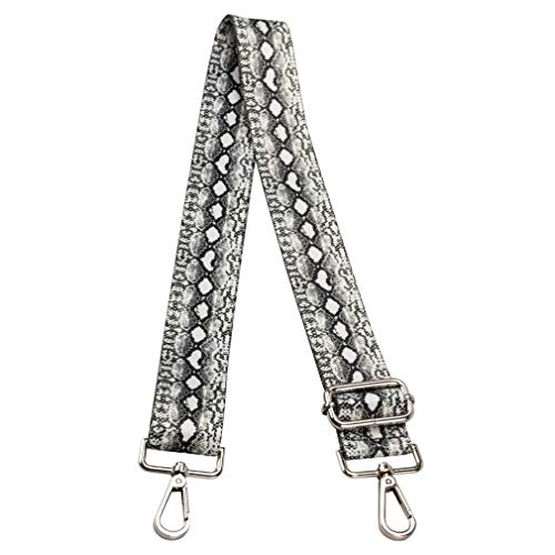ZANQANO Crossbody Strap for Purses Replacement Adjustable Guitar Multicolor Style Handbag Straps (Snakeskin)