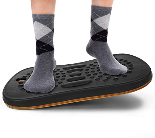 Yes4All Wobble Balance Board for Standing Desk/Anti-Fatigue Office Pad - Rocker Foam Mat, Wobble Board