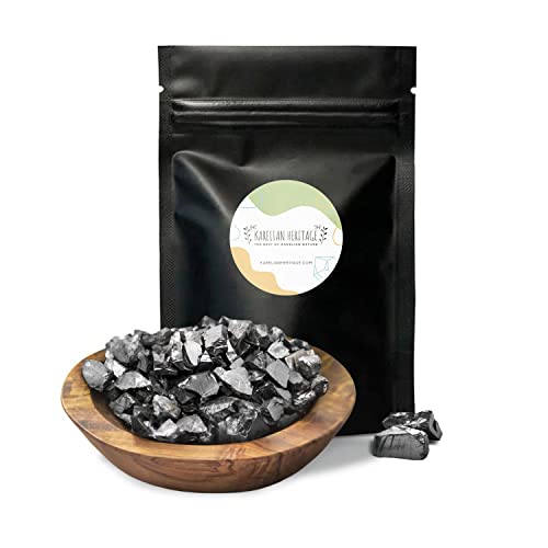 Karelian Heritage Elite Shungite Stones for Water Purification & Filtering 0,11 lb (0-0,0044 lb per Stone) | Certified Authentic Shungite Rocks from Karelia | Jewelry Making Noble Shungite REB5