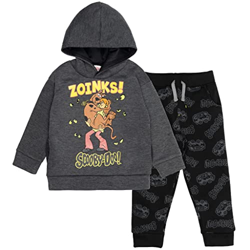 Scooby-Doo Little Boys Fleece Jogger Pullover Hoodie & Pants Set 7-8