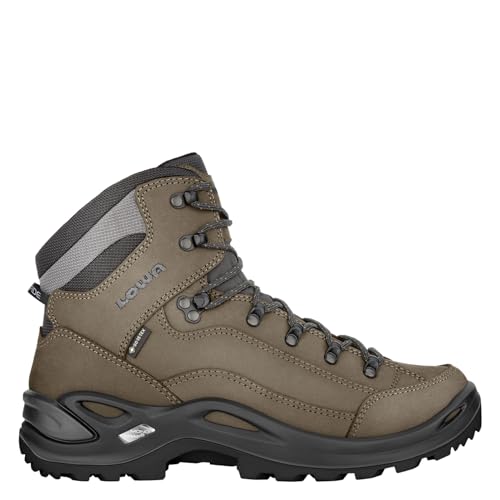 LOWA Womens Renegade GTX Mid Ws Nubuck Stone Boots 8.5