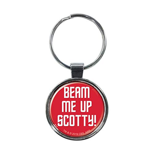 Ata-Boy Star Trek 'Beam Me Up Scotty!' 1.5' Fob Keychain for Keys, Backpack Pulls and More