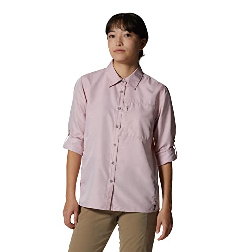 Mountain Hardwear Women's Standard Canyon Long Sleeve Shirt, Rosehip, Medium