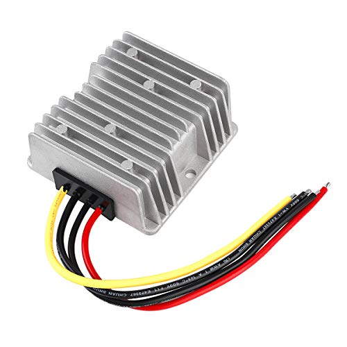 DC Voltage Regulator Power Converter Waterproof Module Transformer for Golf Cart Club Car DC 24V 6A (9/40V-24V)