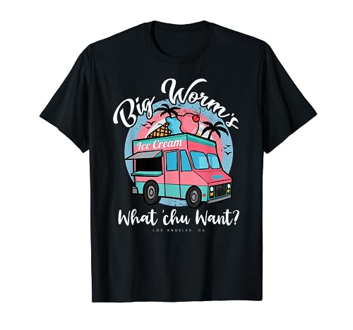 Big Worm's Ice Cream What Chu Want? Hello Summer Sea & Beach T-Shirt