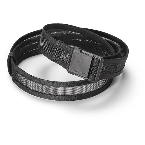 Arc'teryx Heliad Belt 32 | Breathable 32MM Micro-Adjustable Belt | Black, Medium