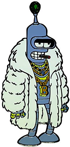 Rich Bender Futurama Inspired Hard Enamel Pin Gift