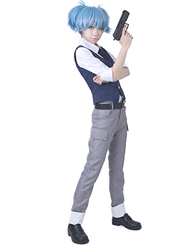 miccostumes Men's Costume Student Cosplay Uniform Set(L, Multicolor)