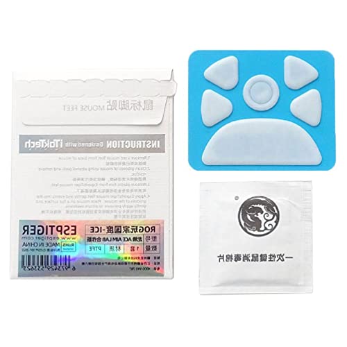 1Pack Ice Version Esptiger Gaming Mouse Feet Sticker Mouse Edge for ROG Harpe X AimLab AimPoint 36K Rog Harpe Aim Lab Gaming Mouse Feet