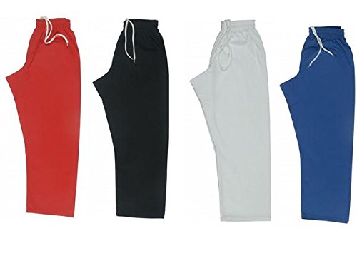 Martial Arts Karate Taekwondo Pants (Red, 000)