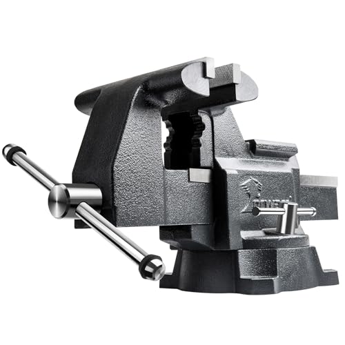 Forward CR80A-8In Bench Vise 190 Degrees Swivel Base Heavy Duty with Anvil (8')