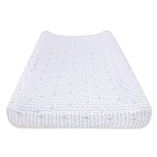 Burt's Bees Baby - Changing Pad Cover, 100% Organic Jersey Cotton Changing Pad Liner for Standard 16 x 32 Inch Changing Mats