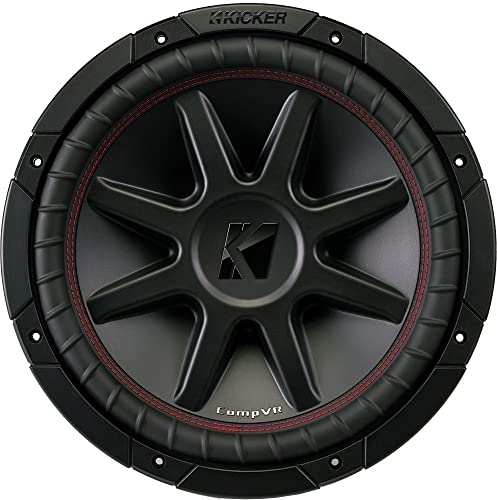 KICKER CompVR 12-Inch (30cm) Subwoofer, DVC, 2-Ohm, 400W