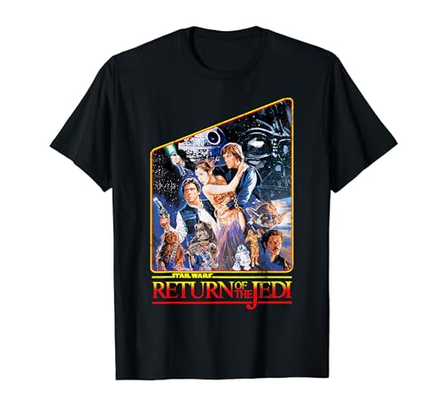 Star Wars Return of the Jedi Epic Full Cast Poster T-Shirt