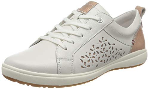 Josef Seibel Women's Low-Top Sneakers, White Weiss Kombi 134 001, 8 us