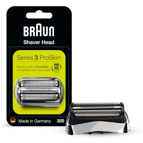 Braun Series 3 32S Foil & Cutter Replacement Head, Compatible with Models 3000s, 3010s, 3040s, 3050cc, 3070cc, 3080s, 3090cc