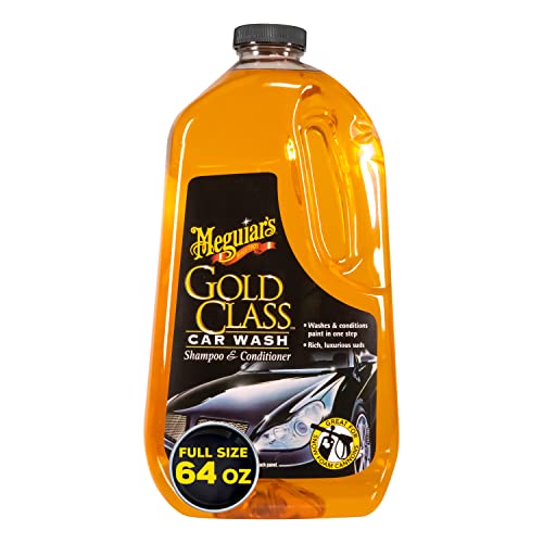 Meguiar's Meguiar’s Gold Class Car Wash - For Father's Day, Give the Gift of a Clean and Glossy Car - Get Professional Results in a Foam Cannon or as a Bucket Wash - 64 Oz
