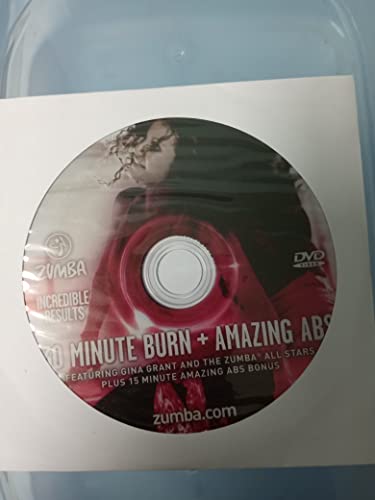 Zumba Fitness 30 Minute Burn+Amazing Abs DVD From The Incredible Results Set!