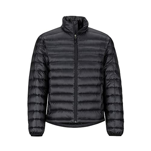 MARMOT Men's Zeus Jacket | Warm and Lightweight Jacket for Men, Ideal for Winter, Skiing, Camping, and City Style, Jet Black, Large