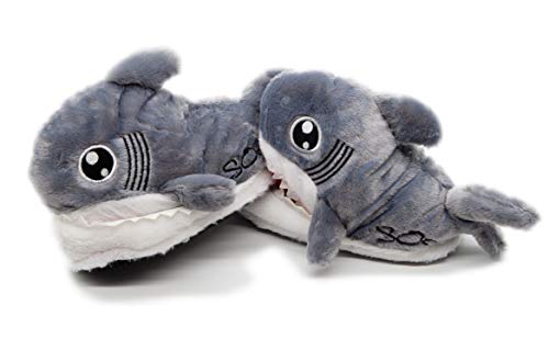 Man’s Woman’s Animal Fluffy Indoor House Fuzzy Funny Cozy Fur Slippers Shark Plush Cartoon Wool Warm Comfy Soft Winter Shoes…
