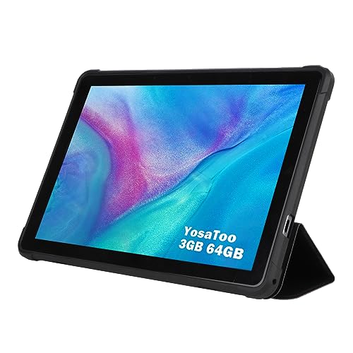 Tablet 10 inch Android Tablets, Android 11 Google Certified Tablet with Case Included, 3GB RAM 64GB ROM 512GB Expand, WiFi Tablet 10' IPS HD Touch Screen Dual Camera Long Battery Life