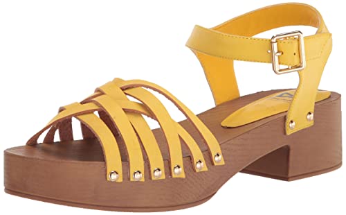 Dirty Laundry by Chinese Laundry Women's Helsinki Sandal, Yellow, 8.5