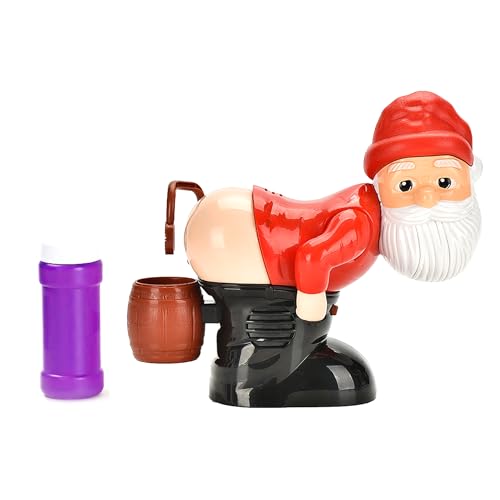 Fart Bubble Blower, Christmas Santa Claus Bubble Blower, Butt Bubble Machine Funny Bubble Maker Novelty