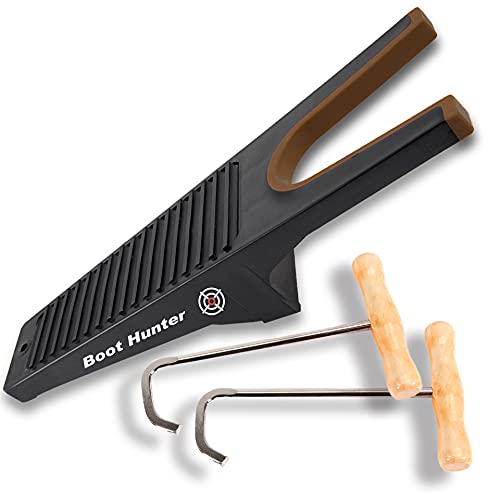 Southwestern Equine Boot Hunter - Boot Puller Jack Hunter Orange, Raspberry &Turquoise (Brown with Hooks)