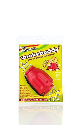 Smoke Buddy 0159-RD Personal Air Filter, Red