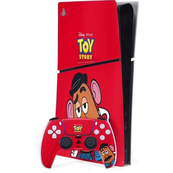 Skinit Decal Gaming Skin Compatible with PS5 Slim Digital Edition Console - Officially Licensed Disney Toy Story Mr Potato Head Design