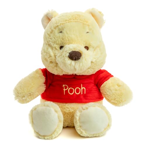 Kids Preferred Disney Baby Winnie the Pooh and Friends Stuffed Animal with Jingle and Crinkle, Pooh 9”
