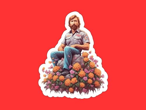 Chuck Norris Sticker, 11'