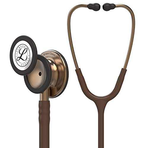 3M 5809 Littmann Classic III Copper-Finish Chestpiece Monitoring Stethoscope with 27' Chocolate Tube