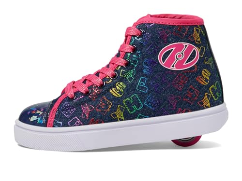 Heelys Girl's High-Top Sneaker, Blue, 4 us