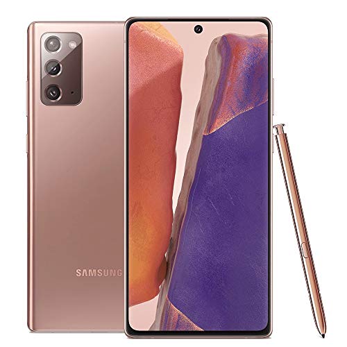 Samsung Galaxy Note 20 5G (128GB, 8GB) 6.7' AMOLED+, Snapdragon 865, Global 5G VoLTE (Fully Unlocked for AT&T, Verizon, Sprint, Metro) N981U (Mystic Bronze) (Renewed)