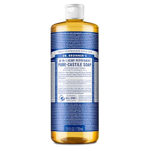 Dr. Bronner's Dr. Bronner Hemp Peppermint Pure Castile Oil Made with Organic Oils Certified - 25 Oz, 1count
