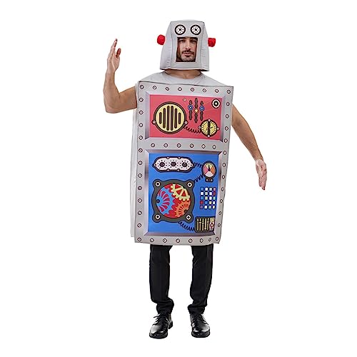 HINIUPI Adult Kids Funny 3D Print Food Sausage Hot Dog Costumes Halloween Men Women Kids Family One-Piece Costume Robot
