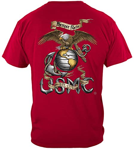 440c Pocket Knife | Eagle USMC Shirt ADD100-MM107RL
