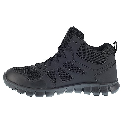 Reebok mens Sublite Cushion Mid Military Tactical Boot, Black, 11 US