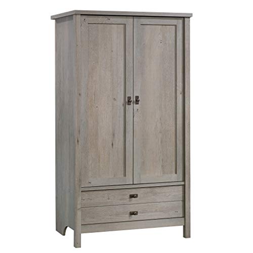 Sauder Cottage Road Armoire, L: 32.44' x W: 21.73' x H: 59.17', Mystic Oak finish