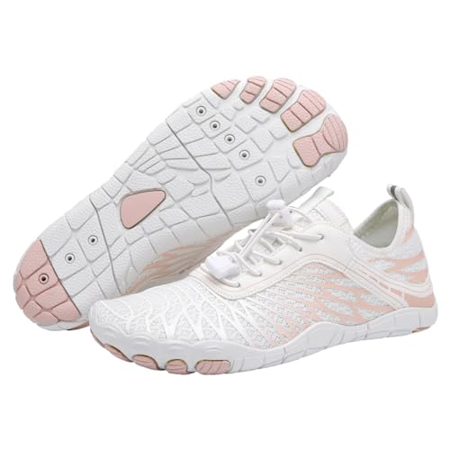Lorax Pro Barefoot Shoes for Women, Hike Footwear Womens, Hike Footwear Barefoot Womens, Walking Athletic Sport Riding Gym Workout Running Shoes A-white