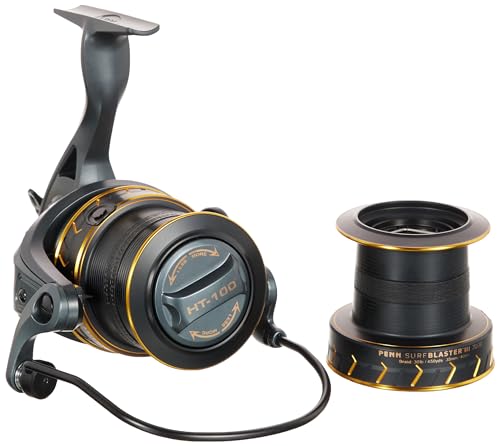 PENN Surfblaster III Longcast Fishing Reel - Long Distance Spool Surf Casting Reel for Saltwater Beach and Rock Fishing