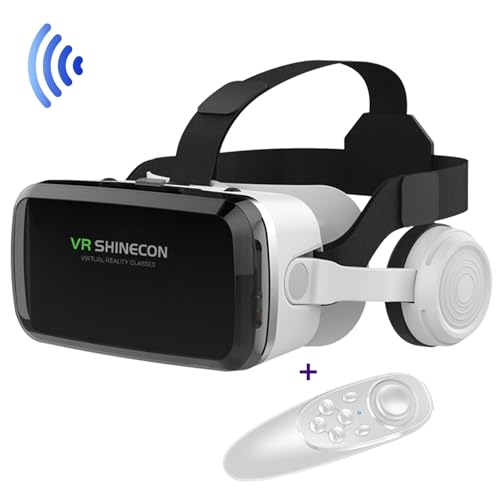 VR Headset Virtual Reality Headset for 3D Movies Videos & Games, Tsanglight Wireless VR Headset Compatible with iPhone 15 14 13 12 11 Pro Max Plus XS XR Samsung Galaxy S23 S22 S21 S20 Edge